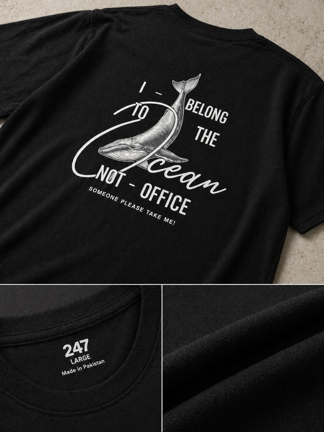 Ocean Tee – Black
