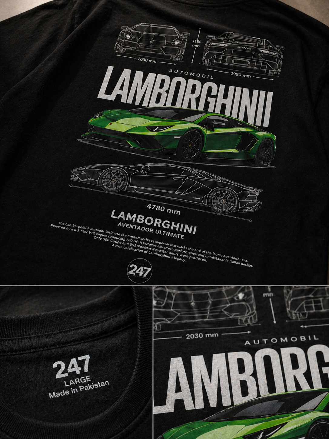 Lamborghini Tee – Black