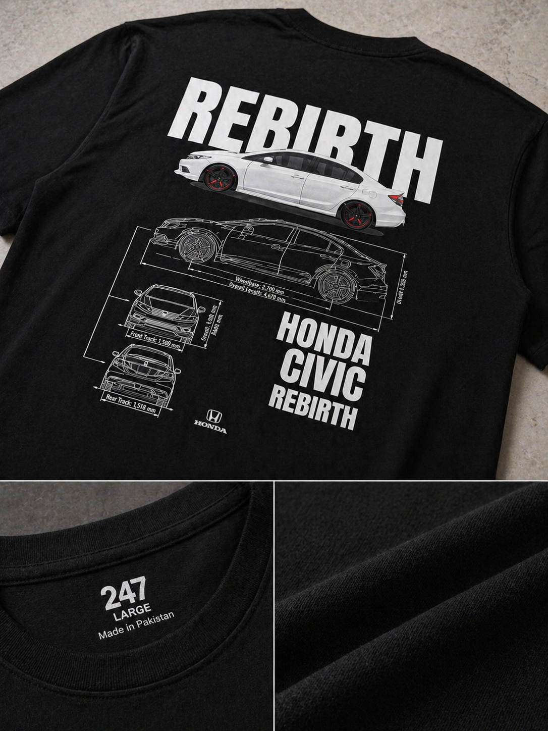 Rebirth Tee – Black