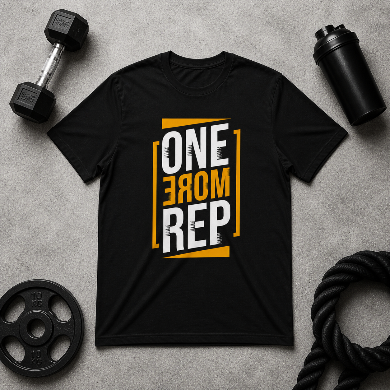 One More Rep Bold - Black