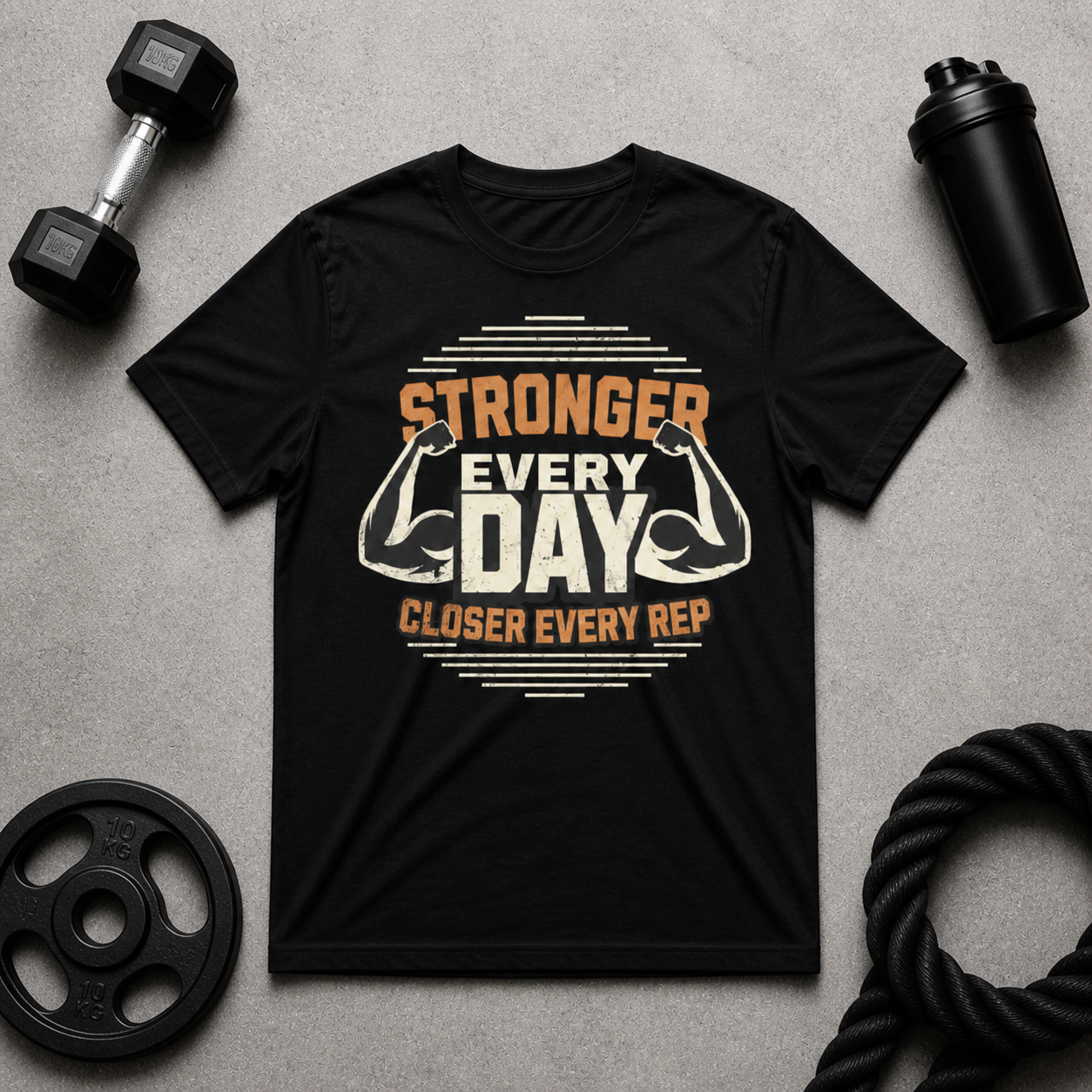 Stronger Every Day - Black