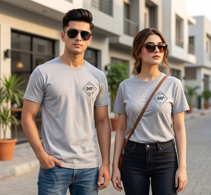 EVERY247 Basic Logo Men Regular T-Shirt