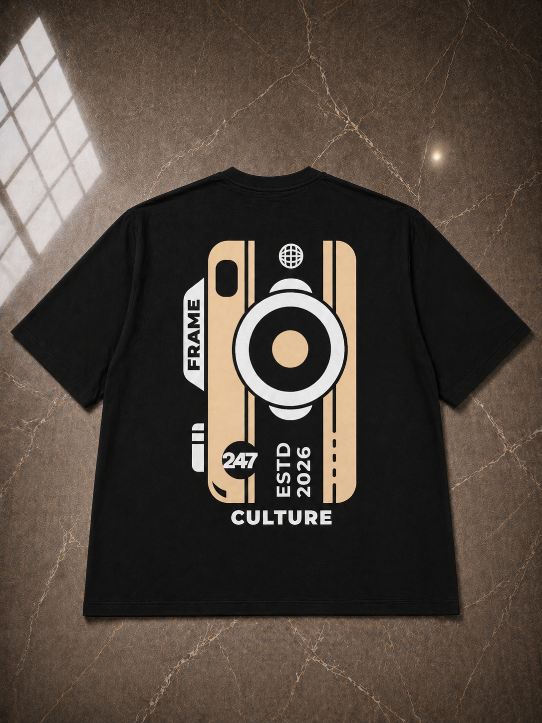 Frame Culture Tee – Black