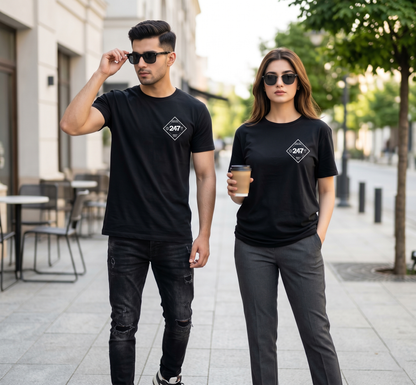 EVERY247 Basic Logo Men Regular T-Shirt