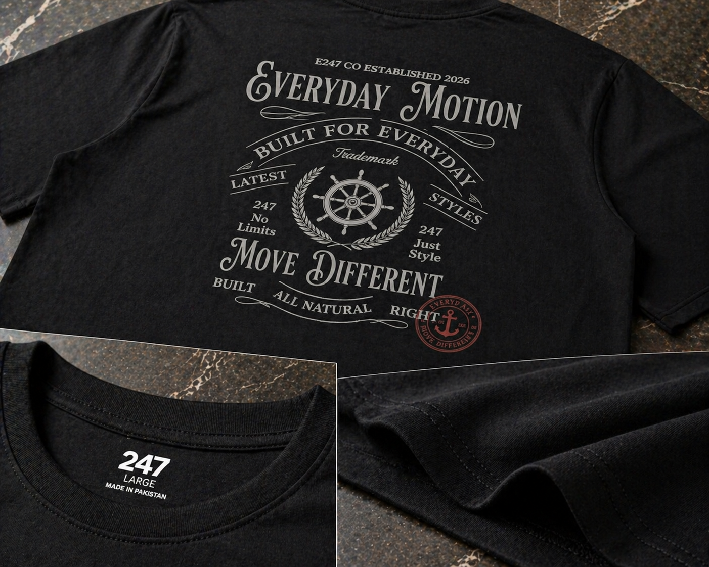 Motion Tee – Black