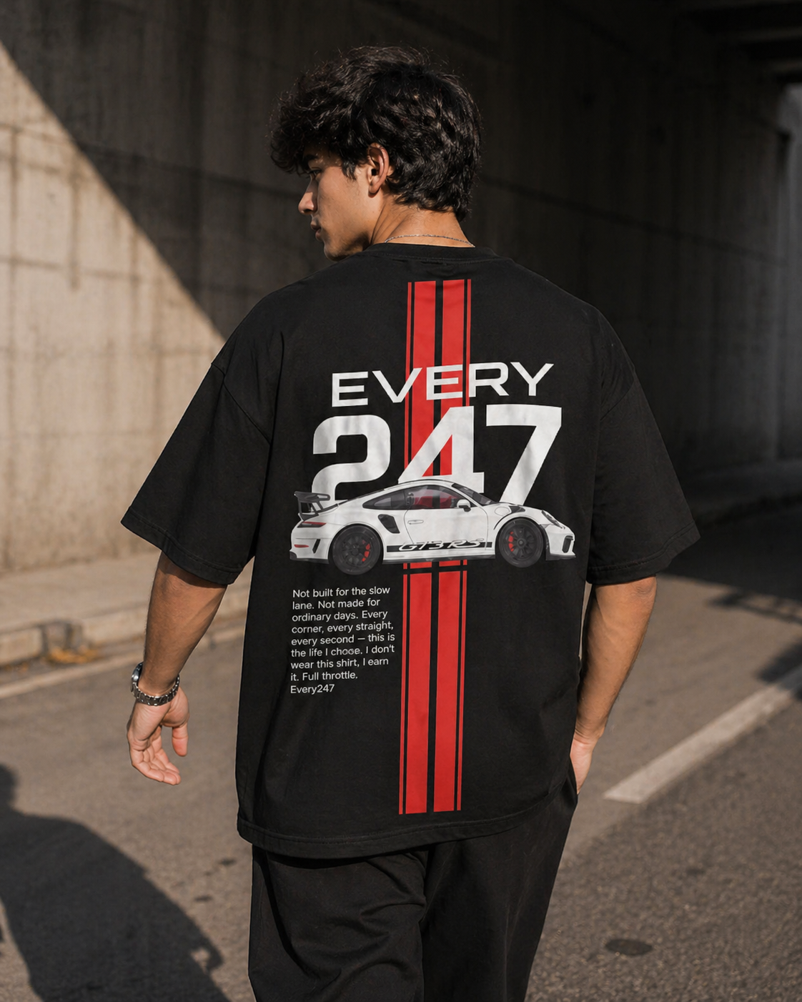 Porsche GT Tee – Black
