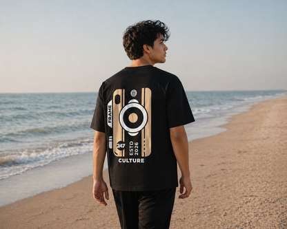 Frame Culture Tee – Black