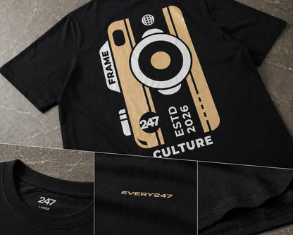 Frame Culture Tee – Black