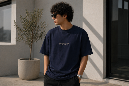 Frame Culture Tee – Navy Blue