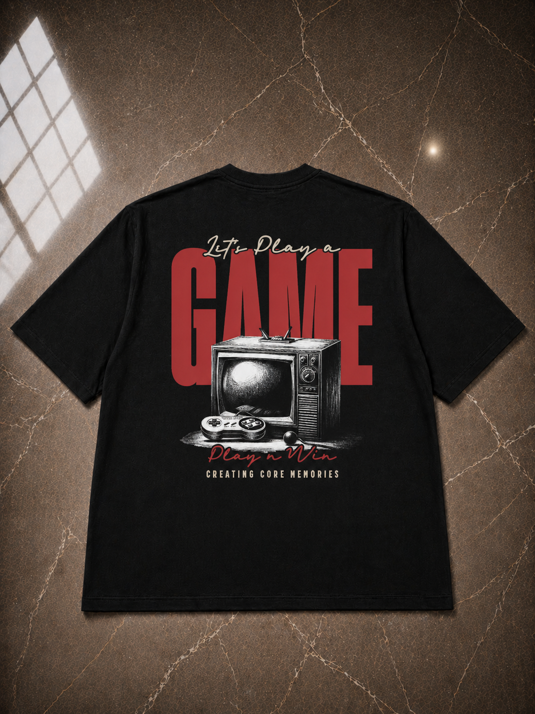 Evergreen Game Mode Oversized T-Shirt