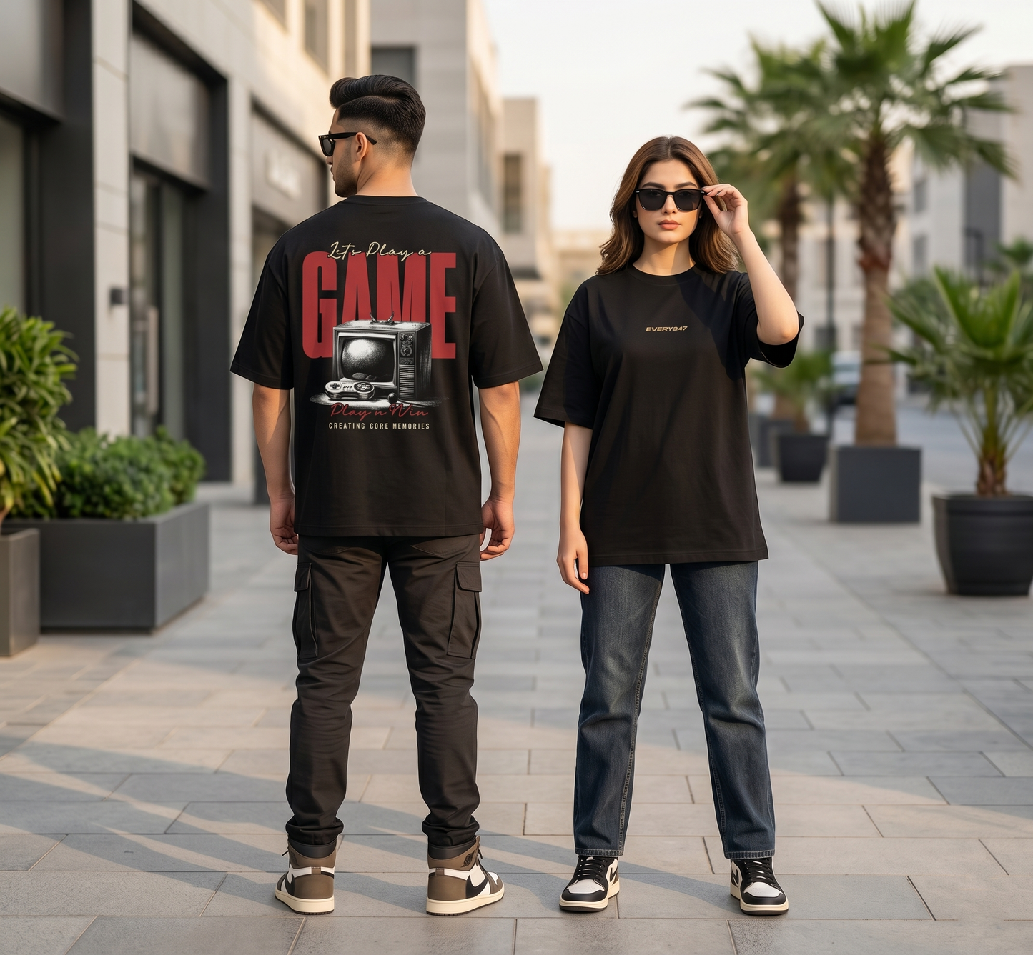 Evergreen Game Mode Oversized T-Shirt