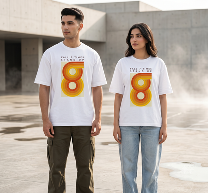 Fall 7 Times Stand Up Oversized T-Shirt