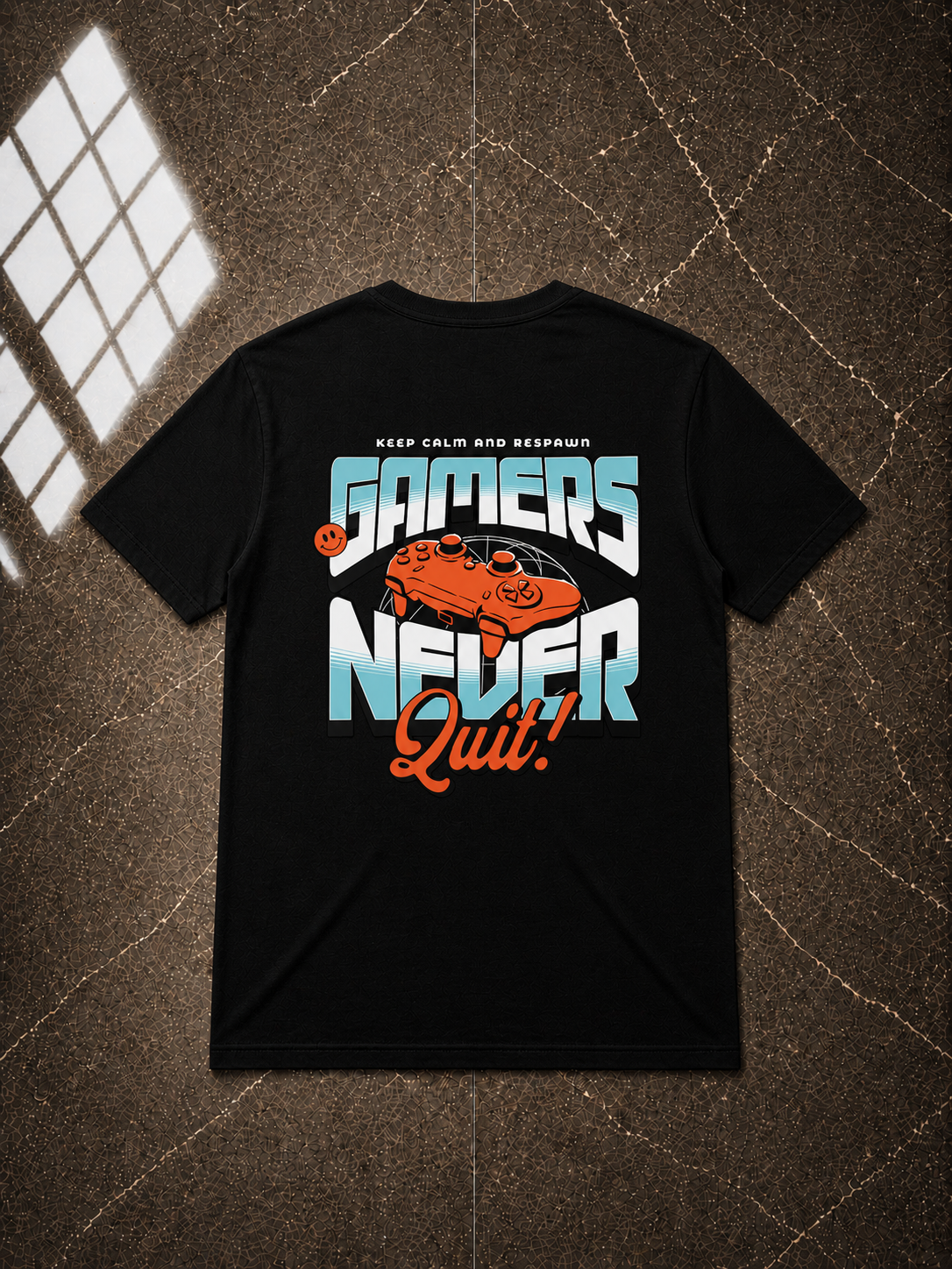 Gamers Never Quit - Black
