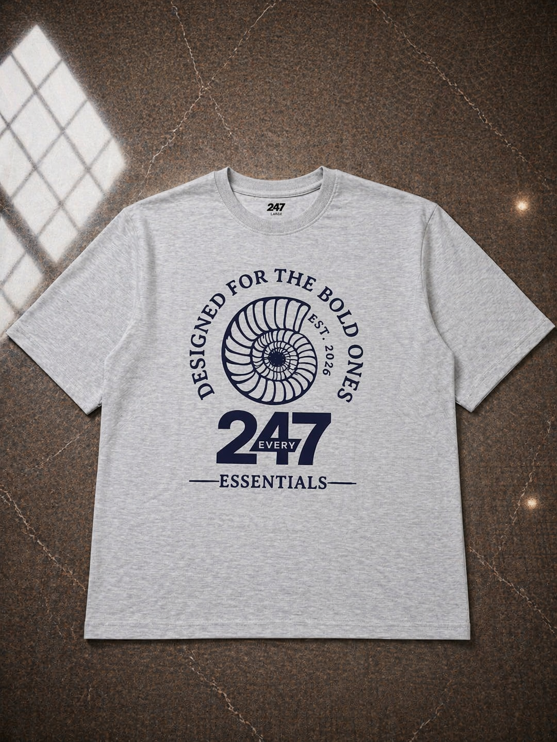 Snail Tee – Grey