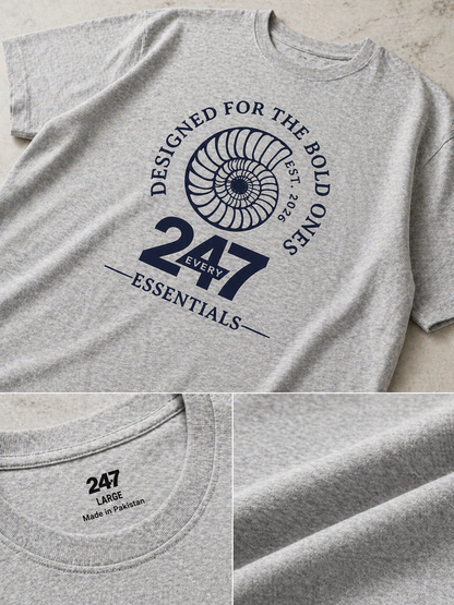 Snail Tee – Grey