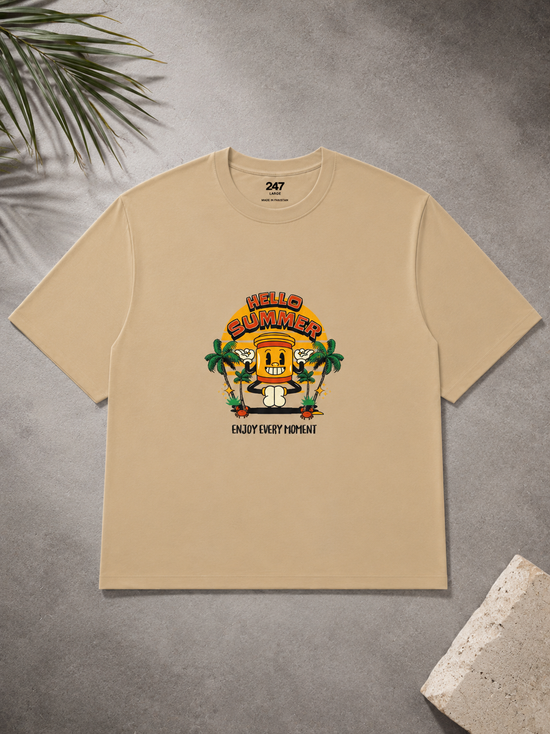 Hello Summer Retro Mascot