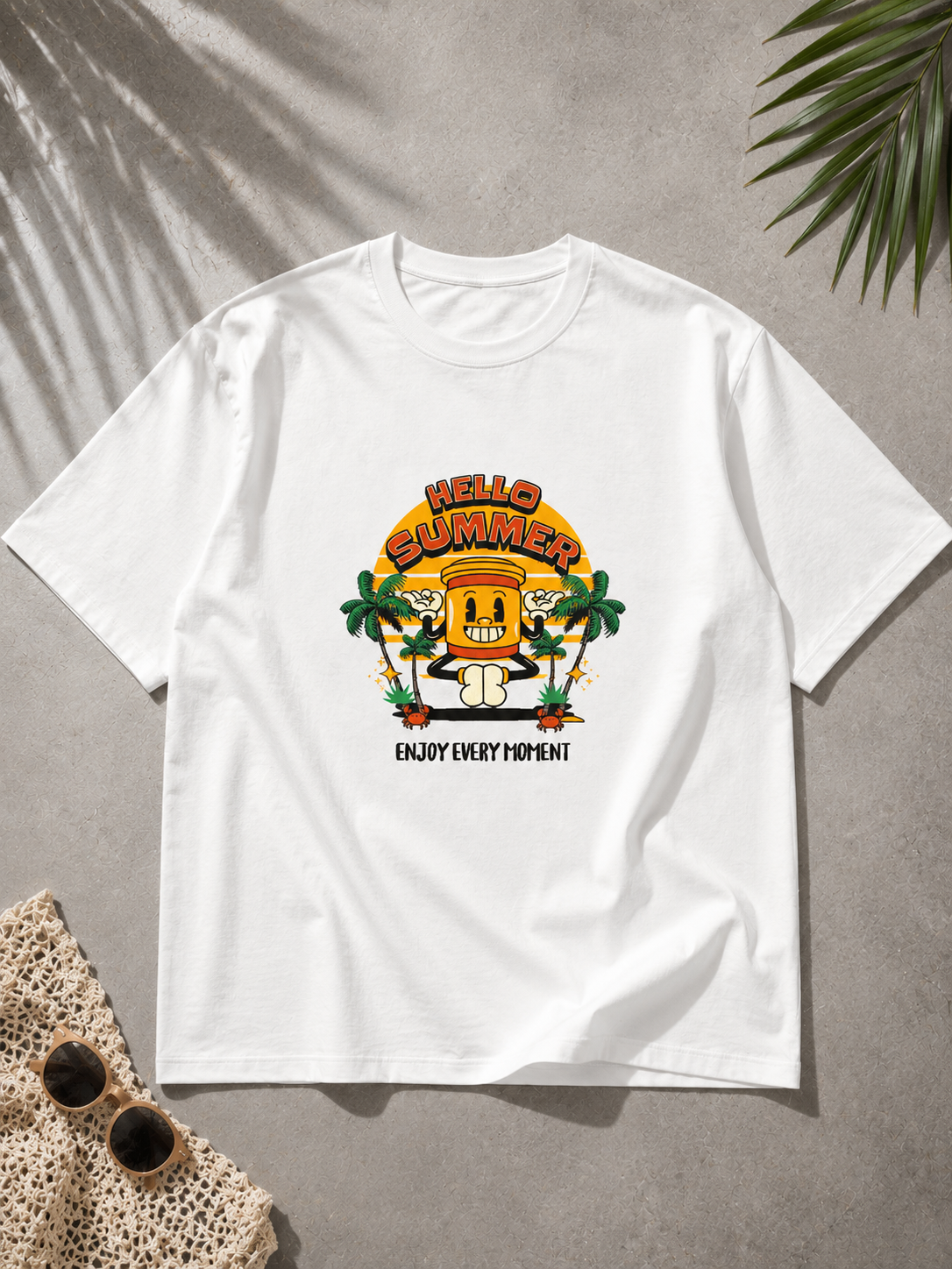 Hello Summer Retro Mascot