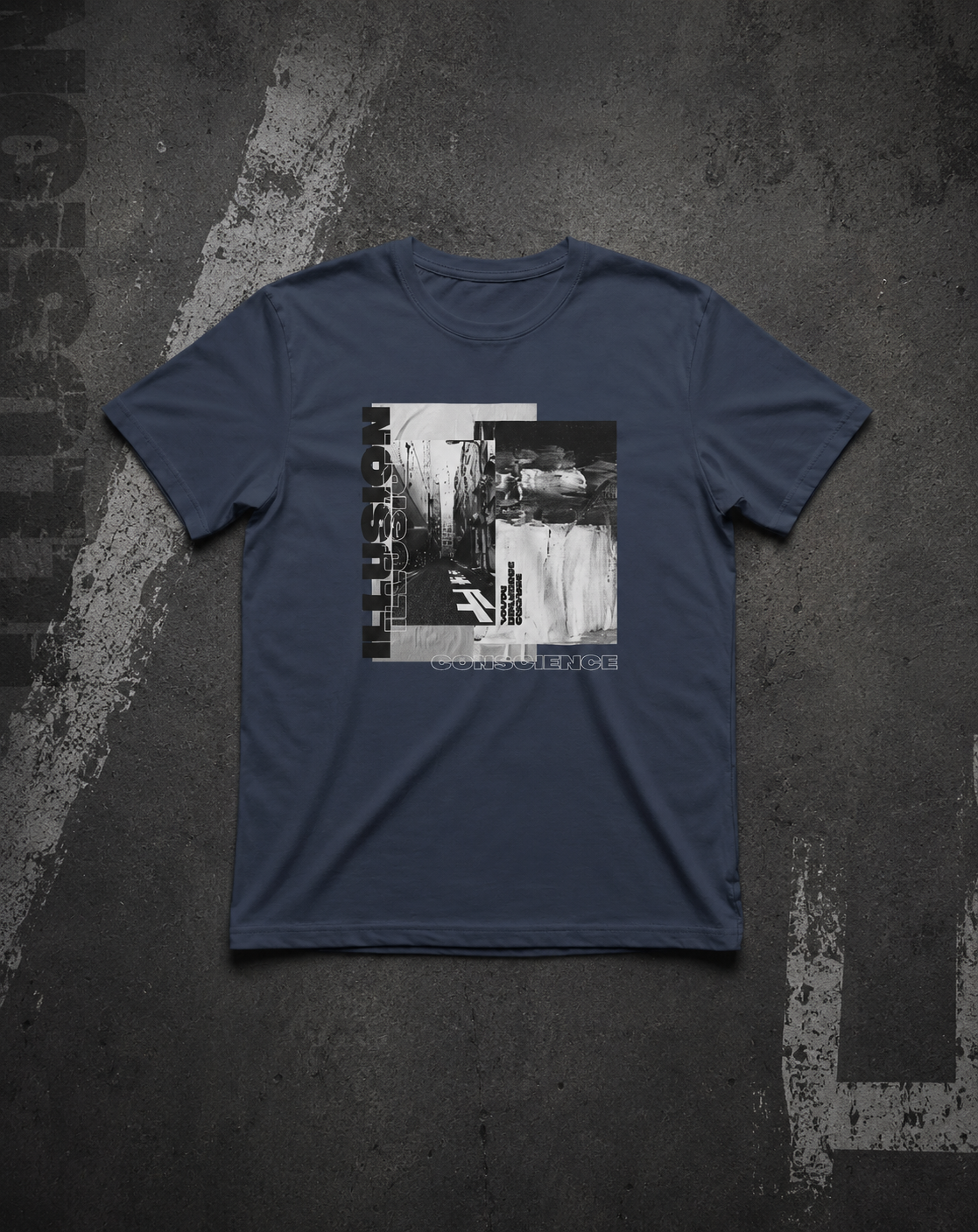 Illusion - Navy Blue