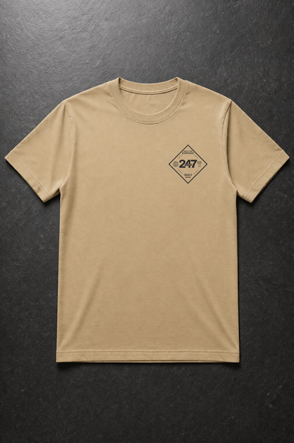 EVERY247 Basic Logo Men Regular T-Shirt
