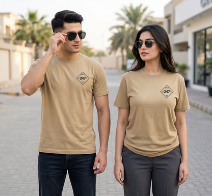 EVERY247 Basic Logo Men Regular T-Shirt