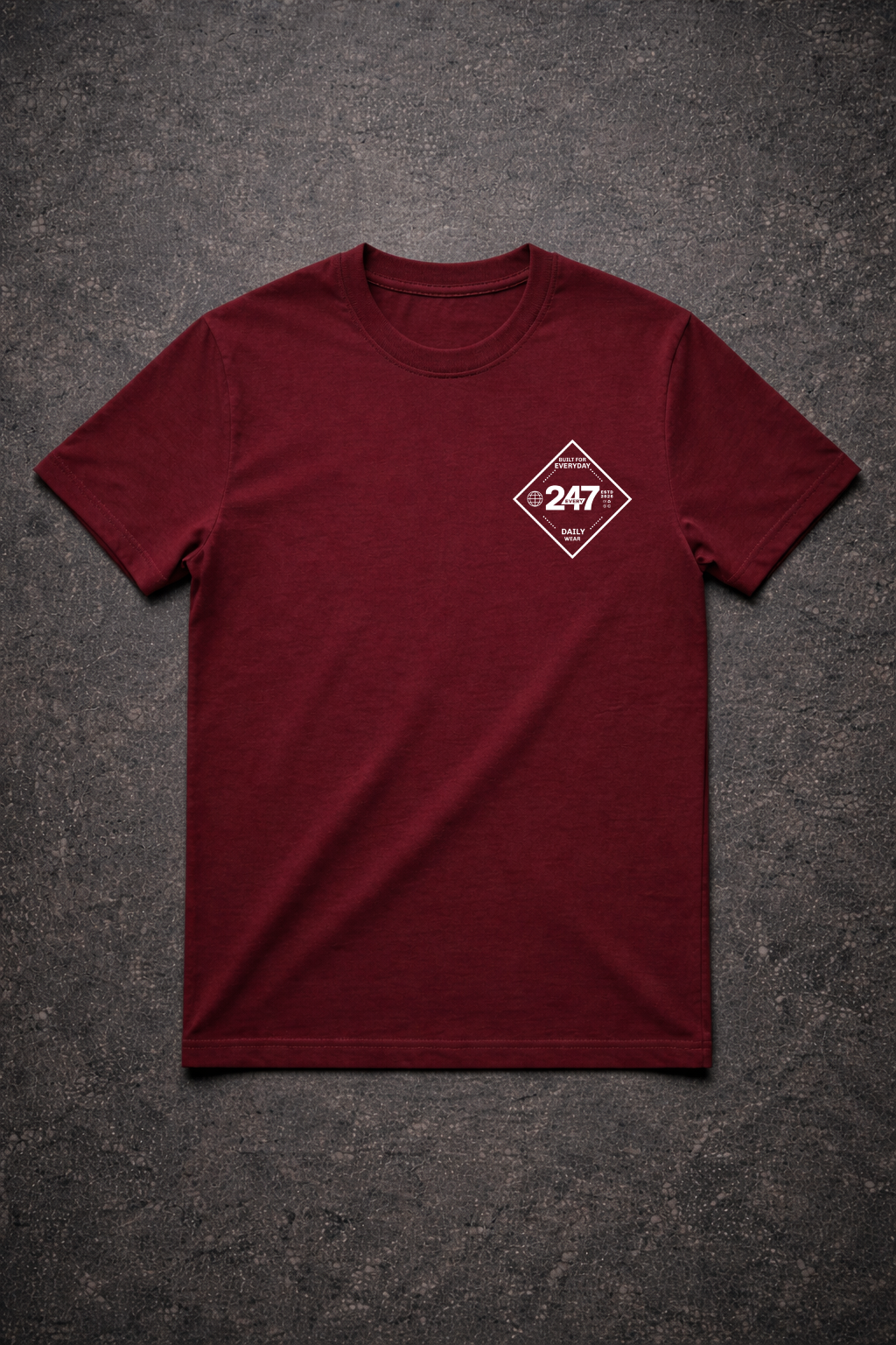 EVERY247 Basic Logo Men Regular T-Shirt