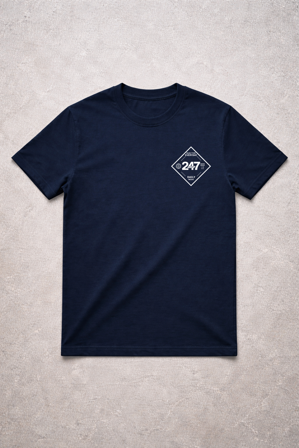 EVERY247 Basic Logo Men Regular T-Shirt