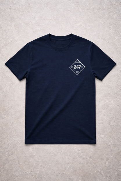 EVERY247 Basic Logo Men Regular T-Shirt