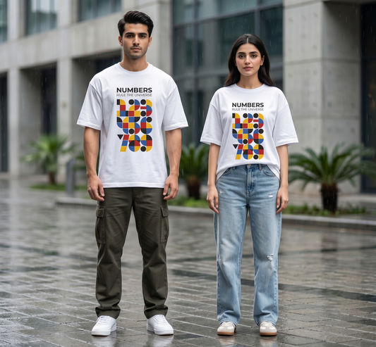 Numbers Rule The Universe Oversized T-Shirt