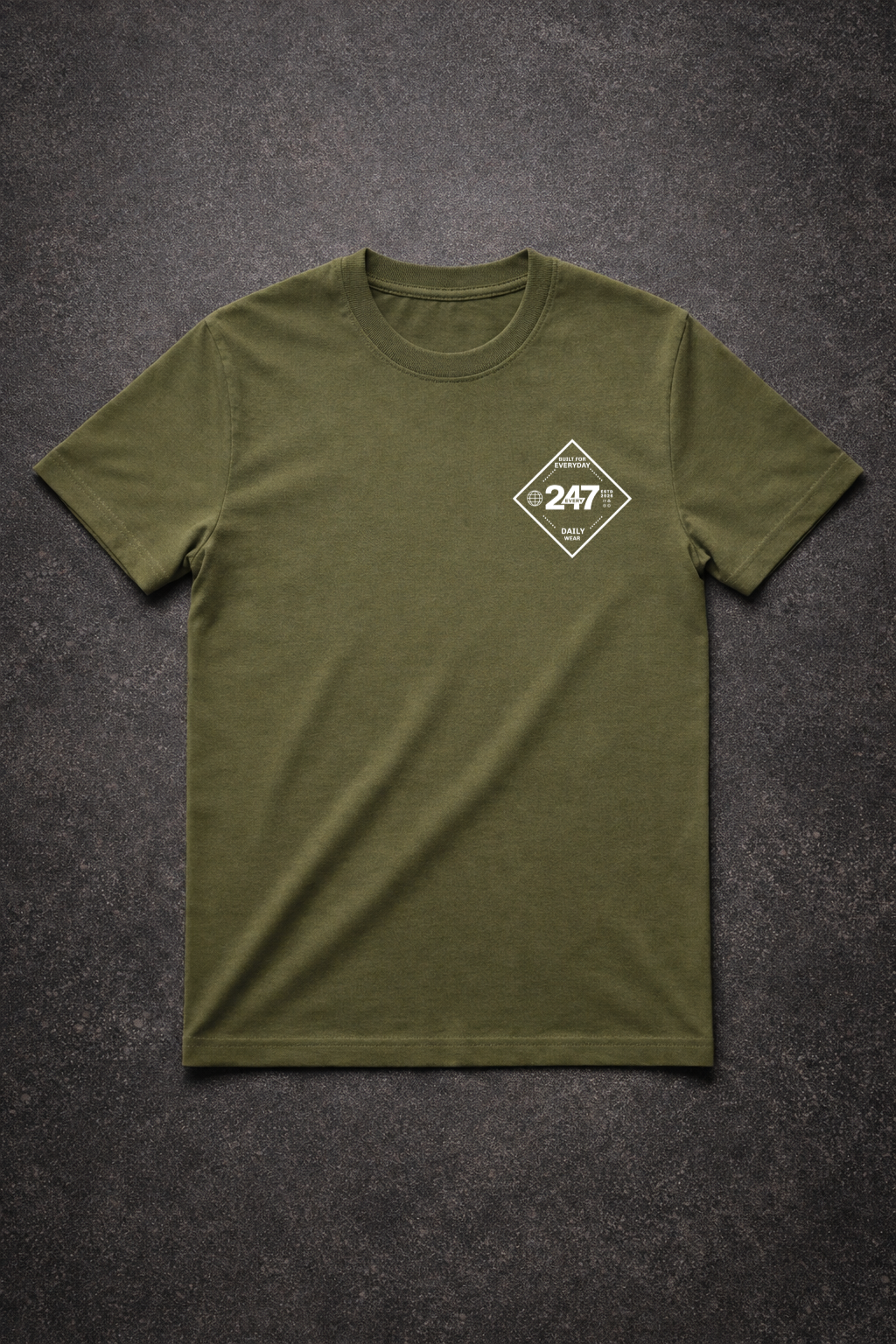EVERY247 Basic Logo Men Regular T-Shirt