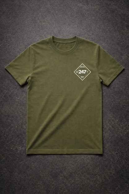 EVERY247 Basic Logo Men Regular T-Shirt