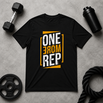 One More Rep Bold - Black