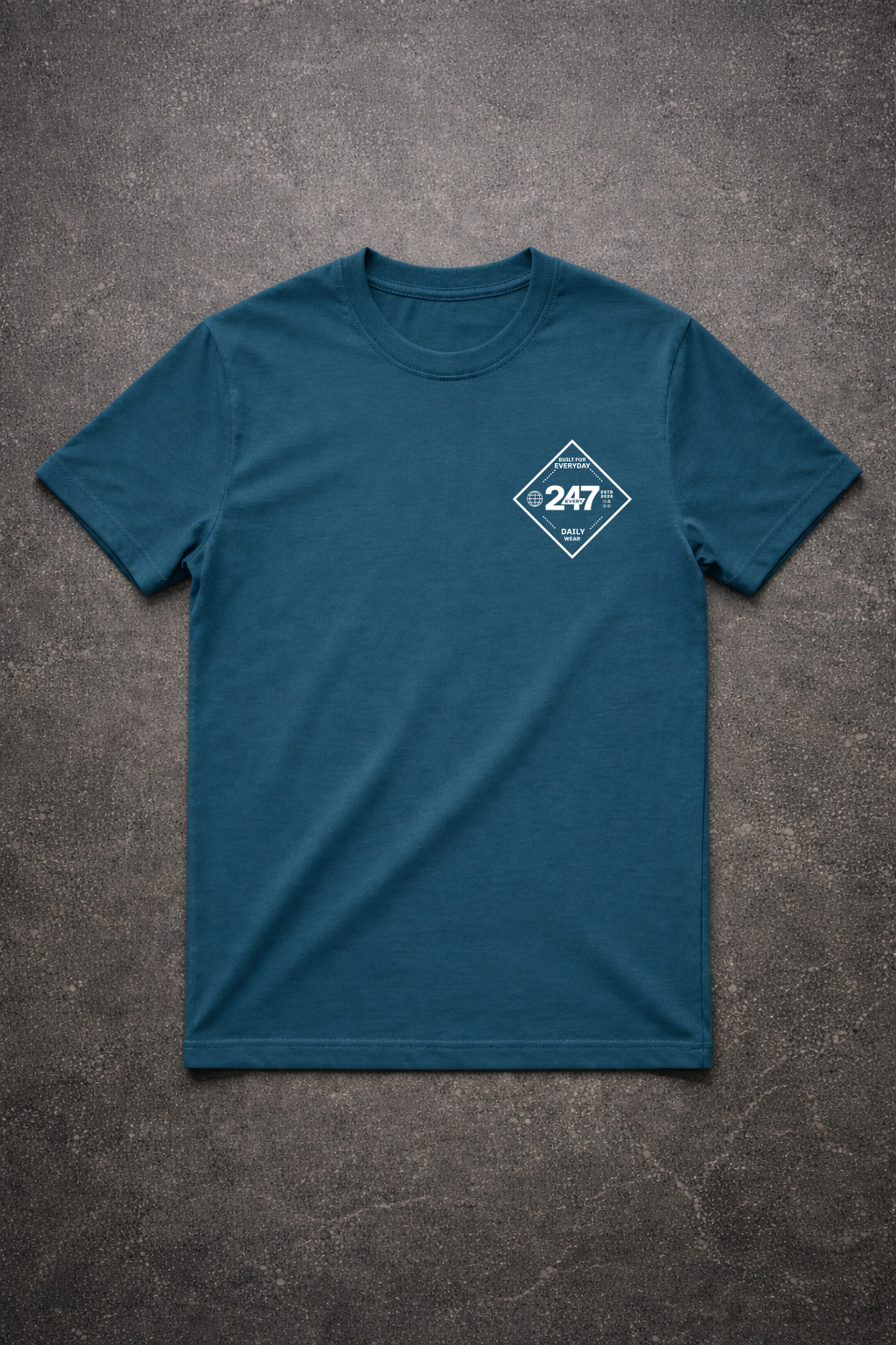EVERY247 Basic Logo Men Regular T-Shirt