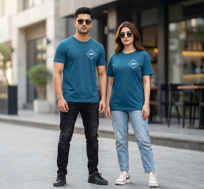 EVERY247 Basic Logo Men Regular T-Shirt