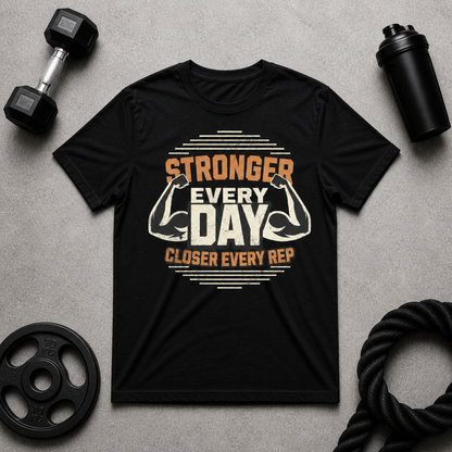 Stronger Every Day - Black