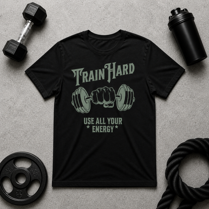 Train Hard - Black