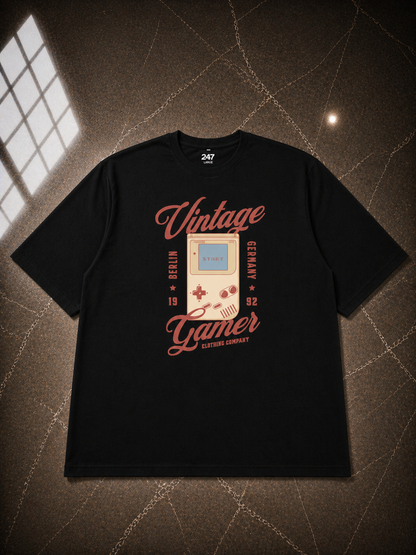 Vintage Gamer Oversized T-Shirt