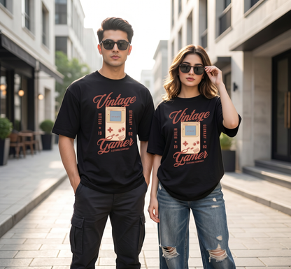 Vintage Gamer Oversized T-Shirt