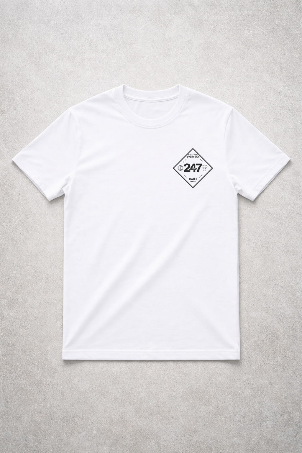 EVERY247 Basic Logo Men Regular T-Shirt