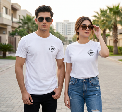 EVERY247 Basic Logo Men Regular T-Shirt